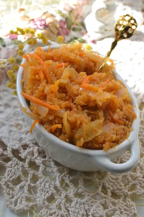 Киноа с квашеной капустой: шаг 8