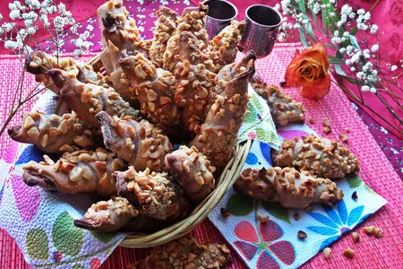 Рогалики с финиками, бананами и орехами (постные): шаг 9
