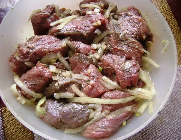Тушеная баранина с зеленым соусом: шаг 2