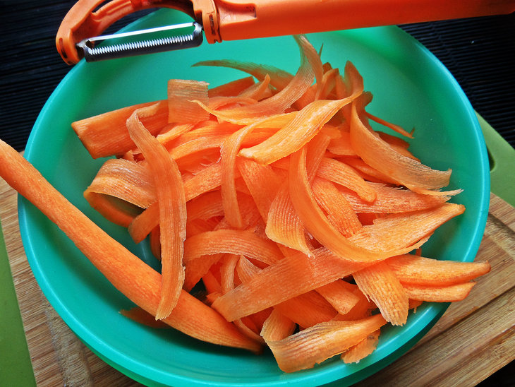 Рисовая лапша с морковью и сельдереем (для поста): шаг 3
