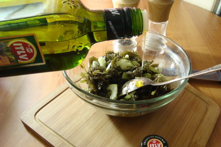 Салат из морской капусты с мидиями и сельдереем.: шаг 4