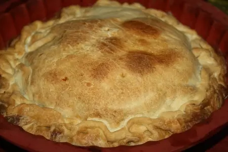 Torta pasqualina (итальянский пасхальный пирог): шаг 14