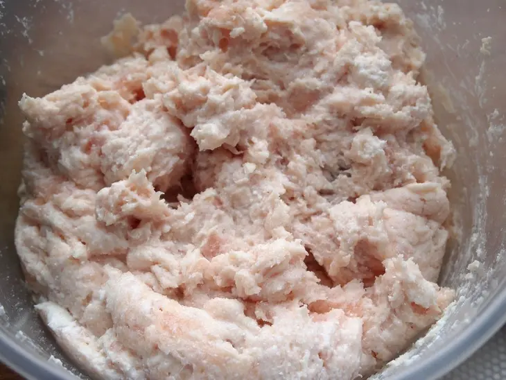 Курино-творожный террин с оливками и помидорами черри: шаг 3