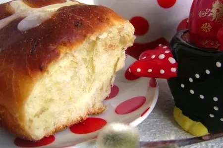 Ароматные крестовые булочки (hot cross buns) или пасха по-английски: шаг 6