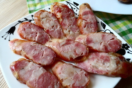 Украинская домашняя колбаса к светлому празднику пасхи.(свиная с жирком): шаг 8