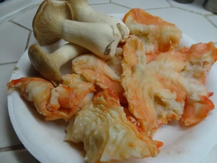 Королевский краб, для королевской пасты с грибами: шаг 3