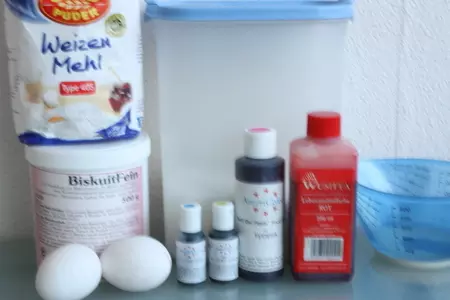 Торт   "радуга": шаг 1