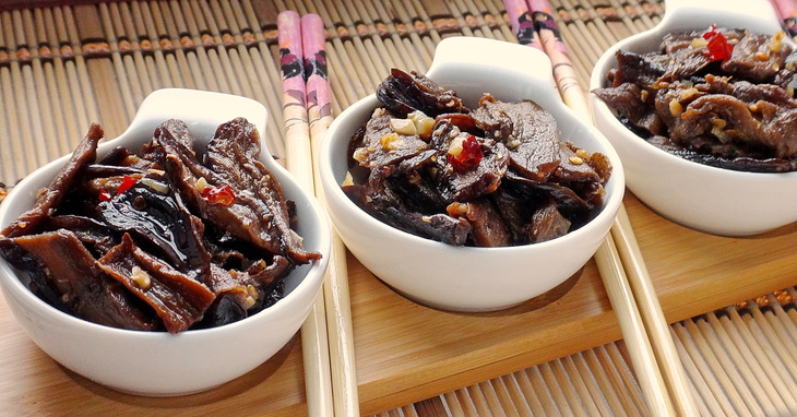 Салат из сушеных баклажан по-корейски: шаг 12