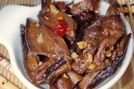 Салат из сушеных баклажан по-корейски: шаг 16