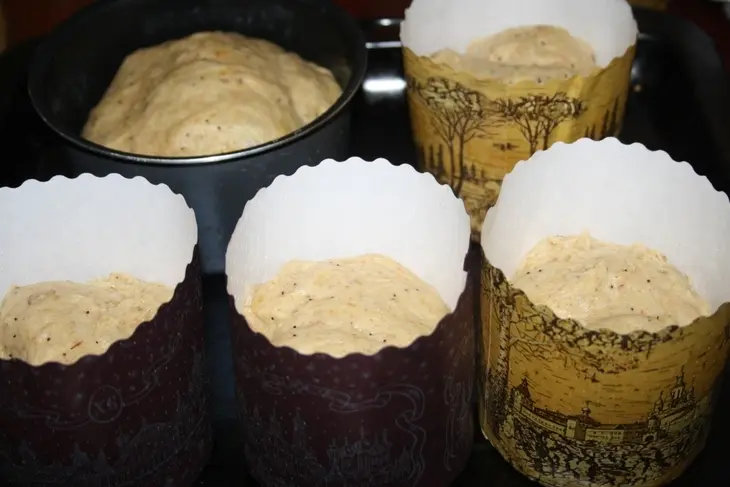 Куличи пасхальные с цельнозерновой мукой: шаг 12