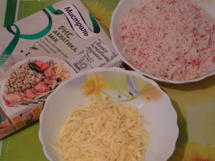 Нежные крабовые тефтельки с рисом "акватика mix" мистраль: шаг 3
