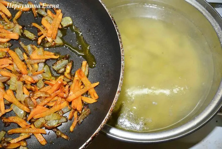 Суп тыквенный с фаршем и кунжутом: шаг 6