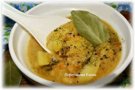 Суп тыквенный с фаршем и кунжутом: шаг 7