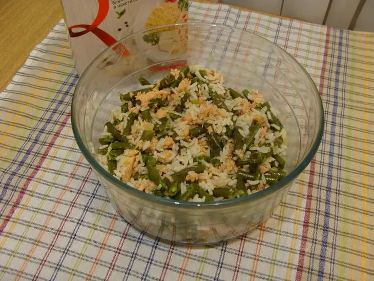 Пирог с рисом, фасолью и рыбой: шаг 3