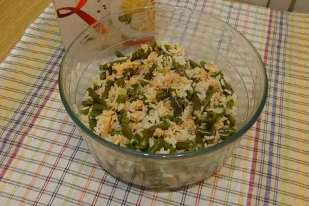 Пирог с рисом, фасолью и рыбой: шаг 3
