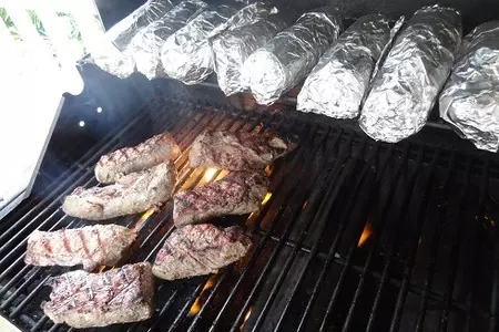 Мраморная говядина с кукурузой и броколи: шаг 5