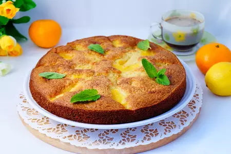 Цитрусовый пирог с греческим йогуртом: шаг 6