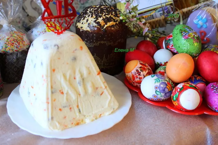 Творожная пасха с цукатами и изюмом: шаг 10