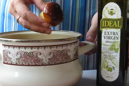 Полента с соусом из белых грибов с тушеным мясом кабана: шаг 7
