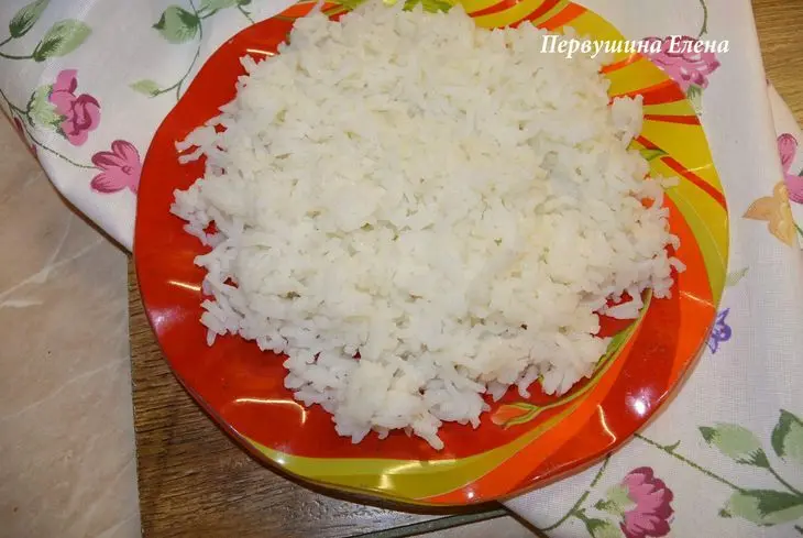 Рис под сливочно-грибным соусом: шаг 11