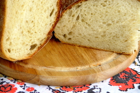 Пшенично -творожный хлеб: шаг 8