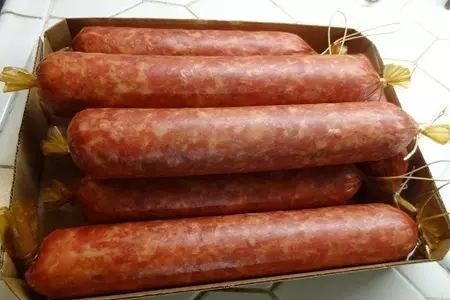 Колбаса с индейкой: шаг 8