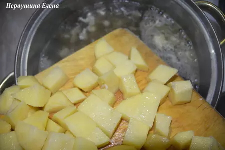 Суп копченый с овощами: шаг 6