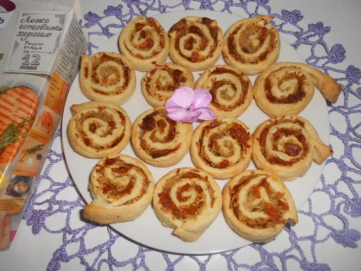 Вертушки с рисом басмати и тыквенными цукатами: шаг 9