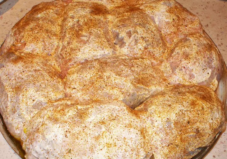 Сырно - овощное ассорти в куриных мешочках: шаг 6