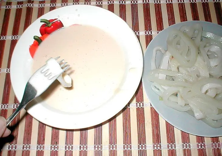 Закусочные  колечки: шаг 4