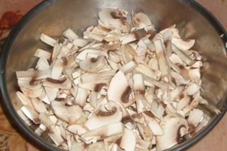 Рыбно-кабачковые зразы с грибами: шаг 2