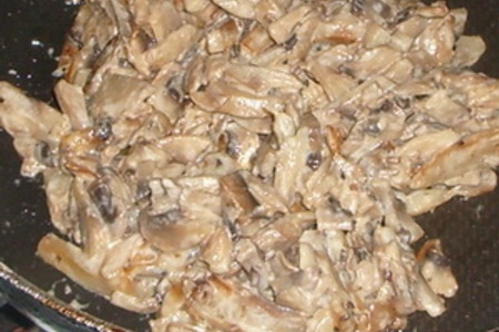 Рыбно-кабачковые зразы с грибами: шаг 3