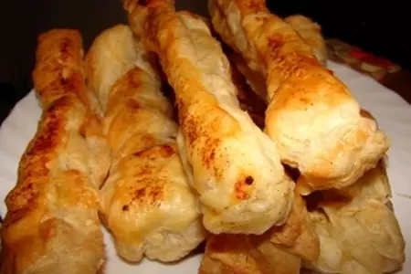 Ветчинно- сырные палочки: шаг 5