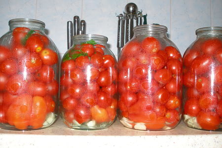 Крохи помидорчики  - маринованные: шаг 1