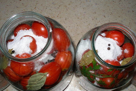 Крохи помидорчики  - маринованные: шаг 3