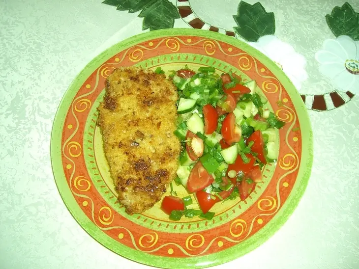 Курица в ореховой панировке: шаг 2