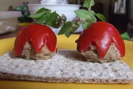 Паштет из печени цыплят, приготовленный без предварительной обжарки составляющих: шаг 2