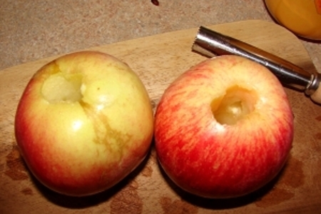 Яблочные "саночки": шаг 1
