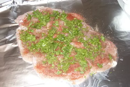 Куриный рулет острый: шаг 3
