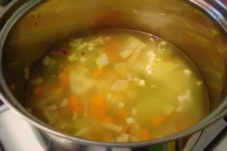 Марокканская похлёбка с гренками.: шаг 7