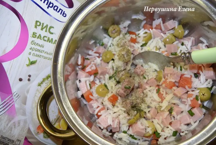 Салат по-средиземноморски + ароматная заправка: шаг 13