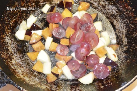 Фруктово-ягодный десерт с медовым рисом : шаг 6