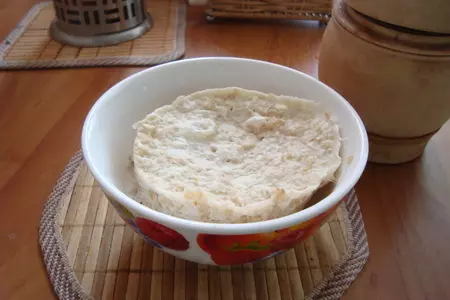 Белковое суфле с овсянкой и цукатами за 10 минут из свч: шаг 6