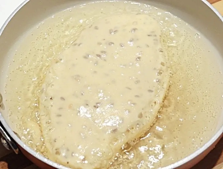 Куриные отбивные в гороховом кляре с рисом: шаг 8