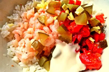 Картофель,запечённый с креветочной начинкой: шаг 6