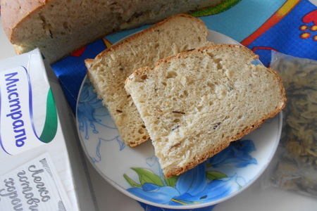 Хлеб с рисом акватика mix,с овсяными хлопьями и кукурузной мукой: шаг 8