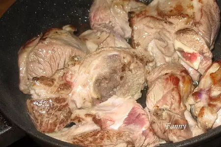 Тажин из баранины с орехами и курагой: шаг 2