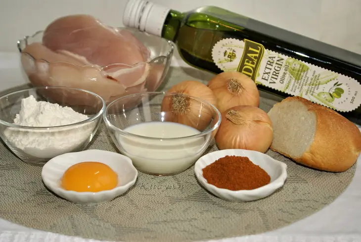 Куриные крокеты (сroquettes de poulet): шаг 1