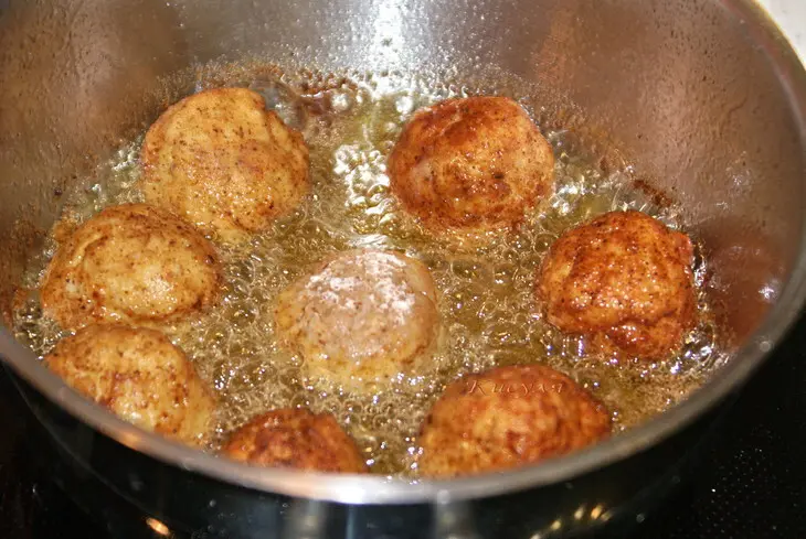 Куриные крокеты (сroquettes de poulet): шаг 7
