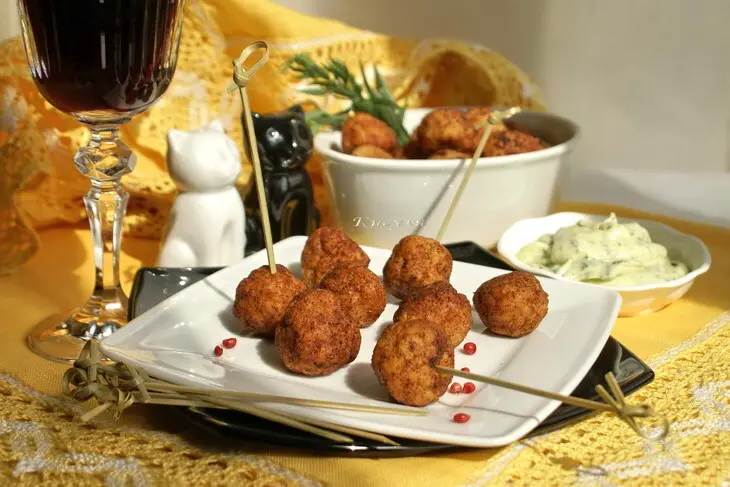 Куриные крокеты (сroquettes de poulet): шаг 11